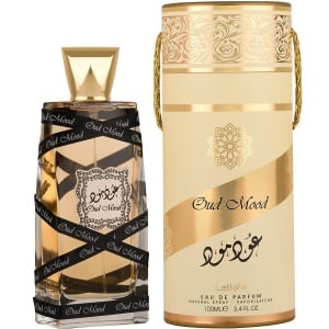 Parfum Arăbesc Oud Mood Gold Lattafa EDP 100 ml Unisex, Inspirat Oud Bouquet Lancome, Aromă Oriental Lemnoasă cu Pimento, Trandafir, Șofran, Caramel, Paciuli, Oud, Ambră, Lemn Uscat și Vanilie - Img 11
