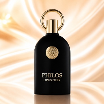Parfum Arăbesc Philos Opus Noir Maison Alhambra EDP 100 ml Unisex, Inspirat Opera Xerjoff, Aromă Lemnos Floral Mosc cu Fructe, Trandafir, Ylang-Ylang, Ambră, Nucșoară, Piele, Cedru, Mosc, Paciuli, Vanilie și Vetiver - Img 2