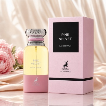Parfum Arăbesc Pink Velvet Maison Alhambra EDP 80 ml Unisex, Inspirat Rose Prick Tom Ford, Aromă Chypre Florală cu Curcuma, Piper, Trandafir Bulgăresc, Trandafir de Mai, Trandafir Turcesc, Tonka și Paciuli