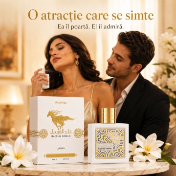 Parfum Arăbesc Qaed Al Fursan Unlimited Lattafa 90 ml, Apă de Parfum Unisex Damă și Bărbat, Aromă Tropicală Aromatică cu Bergamotă, Fructe de Pădure, Măr, Iasomie, Trandafir, Lemn de Mesteacăn, Ambră, Mosc, Mușchi de Stejar și Vanilie - Img 5