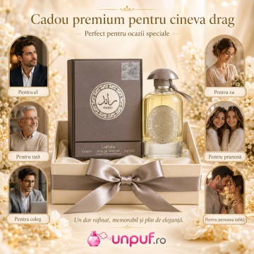 Parfum Arăbesc Ra'Ed Lattafa EDP 100 ml Bărbat, Inspirat K by Dolce & Gabbana, Aromă Chypre cu Lămâie, Mandarină, Note Condimentate, Șofran, Scorțișoară, Cuișoare, Ambră, Pielărie, Vanilie și Mosc - Img 7