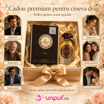 Parfum Arăbesc Ra'Ed Oud Lattafa EDP 100 ml Bărbat, Inspirat La Yuqawam Homme, Aromă Oriental Lemnoasă cu Oud, Note Picante, Cedru, Lemn de Guaiac, Note Dulci, Note Florale, Fum și Pielărie - Img 7