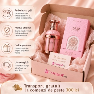 Parfum Arăbesc Reham Rose Petals Paris Corner 100 ml, Apă de Parfum Damă, Aromă Florală cu Trandafir, Bujor, Iasomie, Ambră și Mosc Alb - Img 4