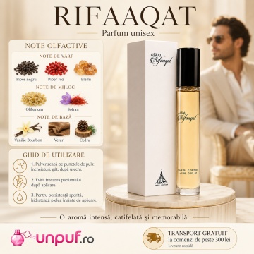 Parfum Arăbesc Rifaaqat Paris Corner 15 ml, Apă de Parfum Unisex, Damă și Bărbat, Aromă Oriental Lemnoasă, Inspirat Babycat Yves Saint Laurent - Img 9