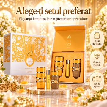 Parfum Arăbesc Set Cadou Yara Tous Lattafa 3Pcs - Img 7