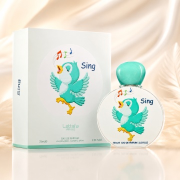 Parfum Arăbesc Sing Lattafa Pride 75 ml, Apă de Parfum Unisex, Aromă Floral Gurmandă cu Tuberoză, Iasomie, Paciuli, Cedru, Mosc și Vanilie
