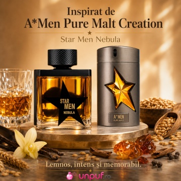 Parfum Arăbesc Star Men Nebula Fragrance World 100 ml, Apă de Parfum Bărbat, Aromă Oriental Lemnoasă cu Bergamotă, Portocală, Fructe, Cafea, Cedru, Malt, Paciuli, Whiskey, Ambră, Mosc și Vanilie - Img 8