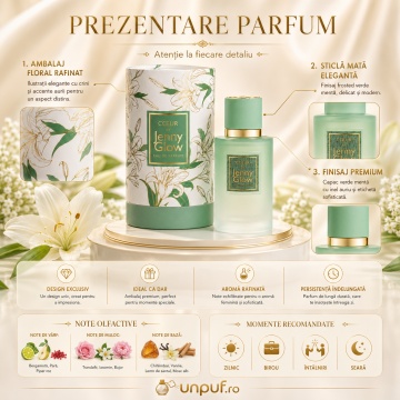 Parfum Arăbesc Sterling Coeur Jenny Glow 80 ml, Unisex, Damă, Bărbat, edp - Img 3
