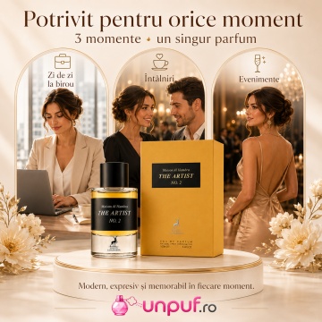 Parfum Arăbesc The Artist No. 2 Maison Alhambra EDP 100 ml Unisex, Inspirat Promise Frederic Malle, Aromă Lemnos Condimentată cu Măr, Piper Roz, Rozmarin, Cuișoare, Trandafir, Ambroxan, Labdanum și Paciuli - Img 6