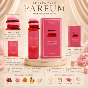 Parfum Arabiyat Sugar Berries Cream Macaron 100 ml - Img 3