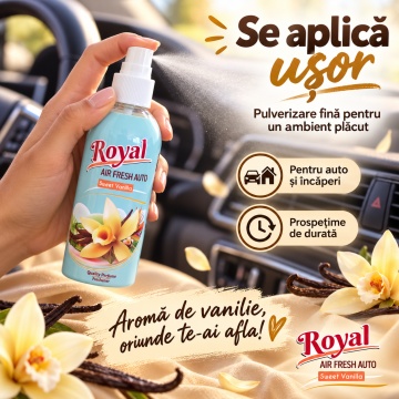 Parfum Auto Concentrat Sweet Vanilla, Parfum Ambiental pentru Interior Auto si Casa, Aromă Dulce de Vanilie, 100 ml - Img 2