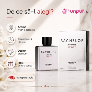 Parfum Bachelor Homme Sport Pendora Scents 100 ml, Apa De Parfum, Barbati - Img 9