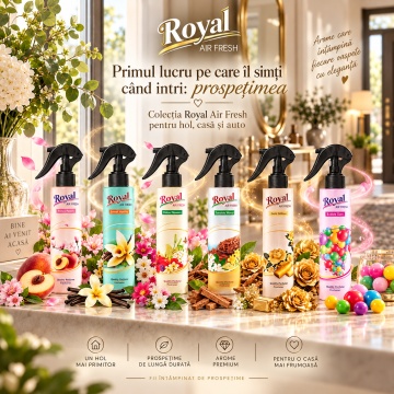 Parfum Concentrat de Cameră Guma Turbo Fancy Peach Royal, Parfum Ambiental Intens cu Aromă Dulce și Fructată, pentru Spații Interioare si Auto, 250 ml - Img 5