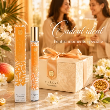 Parfum Damă Arăbesc Golden Horizon 35 ml V.V. Love, Apă de Toaletă, Inspirat de Yara Tous Lattafa, Aromă Tropicală Dulce cu Mango, Nucă de Cocos, Maracuia, Iasomie, Vanilie și Mosc - Img 5