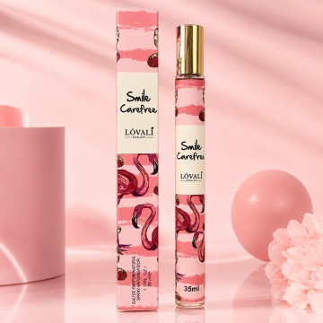 Parfum Damă Simple Carefree 35 ml V.V. Love, Apă de Parfum, Inspirat de Smile Carefree, Aromă Fresh Floral Fructată cu Citrice, Măr Verde, Pepene, Frezie, Lăcrămioare, Iasomie, Mosc, Ambră și Vanilie