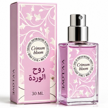 Parfum Dama V.V.Love Crimson Bloom, Eau de Parfum EDP, 30 ml, Oriental Floral, Aroma Delicata, Persistent, Format Compact, pentru Zi si Seara