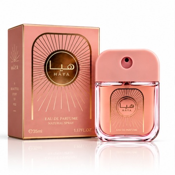 Parfum Dama V.V.Love Haya, Eau de Parfum EDP, 35 ml, Aroma Fructata Florala, Capsuni, Spray, pentru Zi si Seara