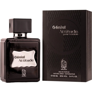 Parfum Genial Attitude Nylaa 100 ml, Apa De Parfum, Barbati