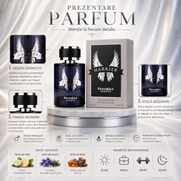 Parfum Harrier Pendora Scents 100 ml, Apa De Parfum, Barbati - Img 3