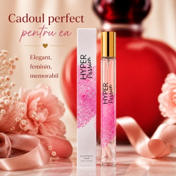 Parfum Hyper Passion 35 ml, Apă de Parfum Damă, Aromă Oriental Florală Dulce și Senzuală, Format Compact, Note de Cocos, Prune, Caise, Iasomie, Tuberoză, Trandafir, Vanilie, Migdale, Lemn de Santal și Mosc - Img 4