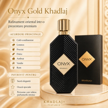 Parfum Khadlaj Onyx Gold 100 ml - Img 3