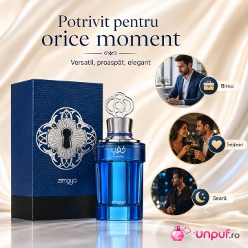Parfum Khafaya Blue Eau de Parfum 100ml, tip arăbesc, Bărbat - Img 6
