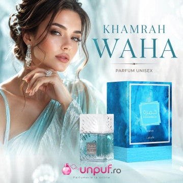 Parfum Khamrah Waha Lattafa 100 ml, Apă de Parfum Unisex, Aromă Acvatică Proaspătă - Img 10
