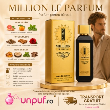 Parfum La Uno Million Fragrance World 100 ml, Apa De Parfum, Barbati - Img 9