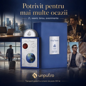 Parfum Lattafa Art Of Universe 100 ml, Apă de Parfum Bărbat, Aromă Citric Aromatică, Note de Bergamotă, Mandarină, Mentă, Ghimbir, Pară, Floare de Portocal, Ambră, Cedru și Mosc - Img 8