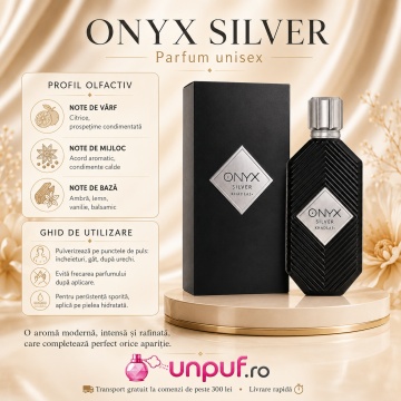 Parfum Onyx Silver Eau de Parfum 100ml, tip arăbesc, Unisex, Damă, Bărbat - Img 9