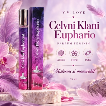 Parfum pentru femei Miss Doi V.V. Love, 35 ml, aroma florala lemnoasa, mandarina, clementina, iasomie, lemn de chihlimbar, patchouli, cedru si note lemnoase
