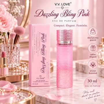 Parfum pentru femei V.V. LOVE Dazzling Bling Pink, 30 ml - Img 6