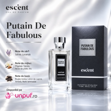 Parfum Putain De Fabulous Escent 100 ml, Apa De Parfum, Barbati - Img 3