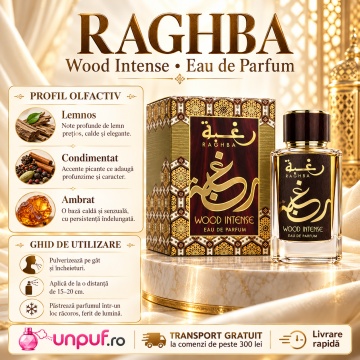 Parfum Raghba Wood Intense Lattafa 100 ml, Apă De Parfum, Bărbat - Img 9