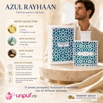 Parfum Rayhaan Azul 100 ml ,arăbesc , Bărbat - Img 9