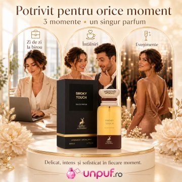 Parfum Smoky Touch Maison Alhambra 80 ml, Apa De Parfum, Unisex - Img 9