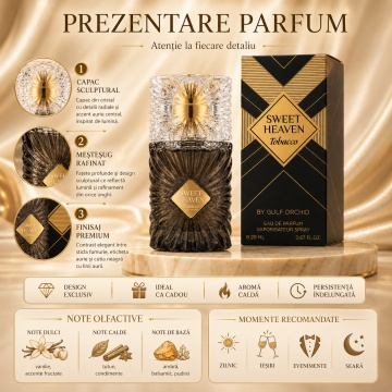 Parfum Sweet Heaven Tobacco Gulf Orchid 20 ml, Apa De Parfum, Unisex - Img 3