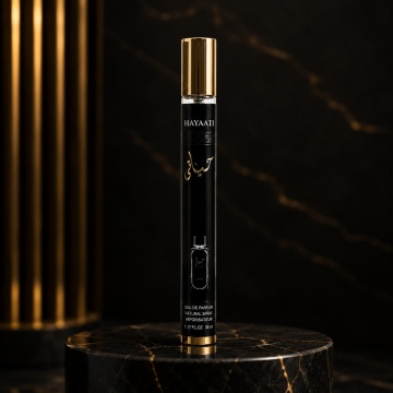 Parfum Unisex Arăbesc Hayaati 35 ml V.V. Love, Apă de Parfum, Inspirat de Hayaati Lattafa, Aromă Fructată Cald Condimentată cu Măr, Bergamotă, Scorțișoară, Note Lemnoase, Mosc și Vanilie - Img 2
