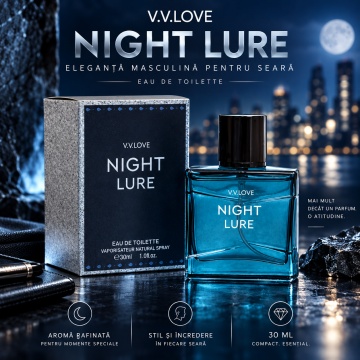 Parfum V.V. LOVE Night Lure, parfum barbatesc, 30 ml