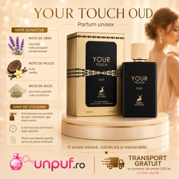 Parfum Your Touch Oud For Men Maison Alhambra 100 ml, Apa De Parfum - Img 9