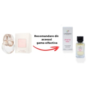 Set Apă de Parfum Lorinna Paris Parfum Crystal Pink, de Damă, 50 ml si Gentuță Parfumuri - Img 2