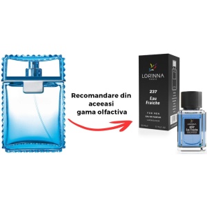 Set Apă de Parfum Lorinna Paris Parfum Eau Fraiche de Bărbat 50 ml si Gentuță Parfumuri - Img 2