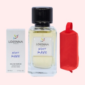 Set Apă de Parfum Lorinna Paris Parfum Nuit Ma Vie, 50 ml, de Damă si Gentuță Parfumuri