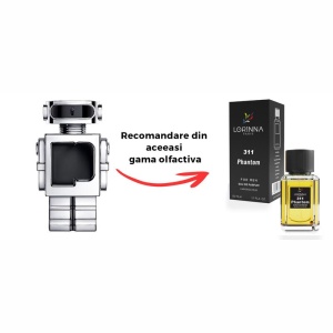 Set Apă de Parfum Lorinna Paris Parfum Phantom de Bărbat 50 ml si Gentuță Parfumuri - Img 2