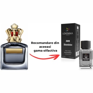 Set Apă de Parfum Lorinna Paris Parfum Skandalus, de Bărbat, 50 ml si Gentuță Parfumuri - Img 2