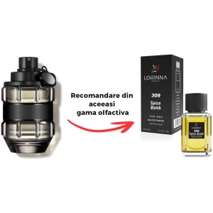 Set Apă de Parfum Lorinna Paris Parfum Spice Bomb, de Bărbat, 50 ml si Gentuță Parfumuri - Img 2