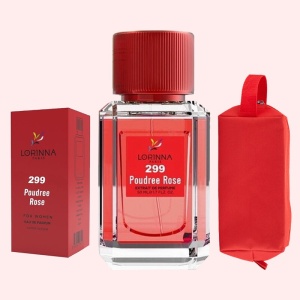 Set Apă de Parfum Lorinna Paris Poudre Rose, 50 ml, Cu Gentuță parfum