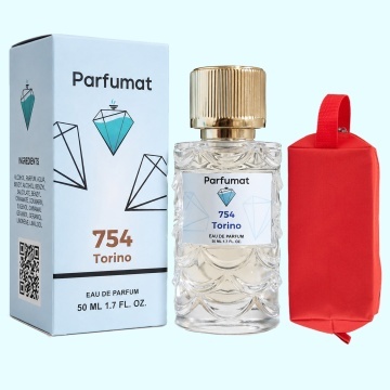 Set Apa de parfum Parfumat 754 Torino, Unisex, 50 ml si Gentuta cosmetice