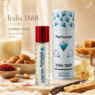 Set Apa de parfum Parfumat Italia 1888, Unisex, 35 ml si Gentuta cosmetice - Img 5