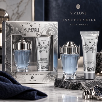 Set Cadou Bărbați V.V.Love Insuperabile Pour Homme, Eau de Parfum 30 ml + After Shave Balm 50 ml